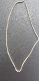 Elegant Necklace with 5 Carats of Diamonds in Solid 14Kt