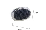 Men's Sterling Silver Cufflinks in Cz cfk1