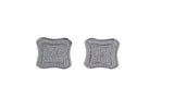 Men's Sterling Silver Cufflinks in Cz cfk8