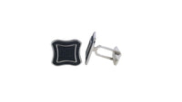 Men's Sterling Silver Cufflinks in Cz cfk8