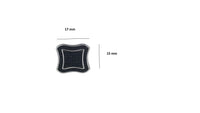 Men's Sterling Silver Cufflinks in Cz cfk8