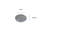 Men's Sterling Silver Cufflinks in Cz cfk6