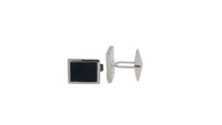 Men's Sterling Silver Cufflinks in Cz cfk9