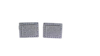 Men's Sterling Silver Cufflinks in Cz cfk5