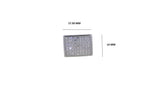 Men's Sterling Silver Cufflinks in Cz cfk3