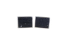 Men's Sterling Silver Cufflinks in Cz cfk3