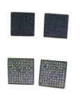 Men's Sterling Silver Cufflinks in Cz cfk2