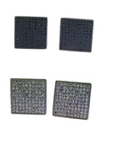 Men's Sterling Silver Cufflinks in Cz cfk2