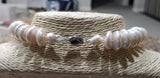 Rare Big Fresh Water Pearls Strand with Sterling Silver Clasp