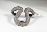 Diamond Bangle in Sterling Silver