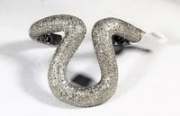 Diamond Bangle in Sterling Silver