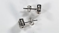 Solid Gold Studs with Diamonds for Kids & Teenagers