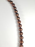 Rare Chocolate Brown AAA+ South Sea Pearls Strand with Solid Gold Clasp