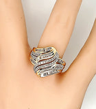 Solid Yellow Gold Diamond Ring