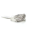 Solid White Gold Diamond Ring