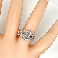 Stunning Solid Yellow Gold Diamond Ring