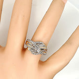 Stunning Solid Yellow Gold Diamond Ring