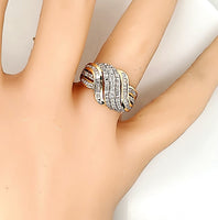Solid Yellow Gold Diamond Ring