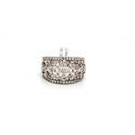 14Kt Solid White Gold Diamond Ring