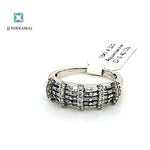 Solid 18Kt Gold Ring with Natural Aquamarine & Diamonds