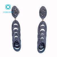 Intricately made Victorian Style Diamond Earrings