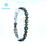 Beautiful Diamond and Natural Emerald Bracelet