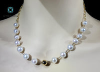 Trendy Freshwater Pearls in Solid 14Kt Gold
