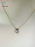 0.23 Solitaire Diamond G-H Color Set in 14Kt Yellow Gold with Chain