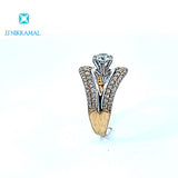 Certified Beautiful Diamond Solitaire Ring set in 14Kt Yellow Gold