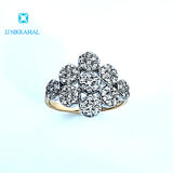 Certified Beautiful Diamond Ring set in 14Kt Yellow Gold