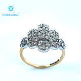 Certified Beautiful Diamond Ring set in 14Kt Yellow Gold