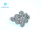 Certified Beautiful Diamond Ring set in 14Kt Yellow Gold
