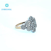 Certified Beautiful Diamond Ring set in 14Kt Yellow Gold