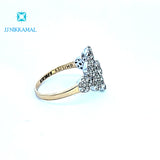 Certified Beautiful Diamond Ring set in 14Kt Yellow Gold