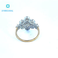 Certified Beautiful Diamond Ring set in 14Kt Yellow Gold