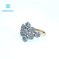 Certified Beautiful Diamond Ring set in 14Kt Yellow Gold