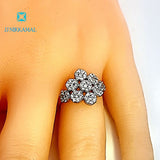 Certified Beautiful Diamond Ring set in 14Kt Yellow Gold