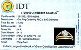 CERTIFIED BEAUTIFUL DIAMOND RING SET IN 14KT ROSE GOLD