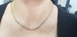 Elegant Necklace with 5 Carats of Diamonds in Solid 14Kt