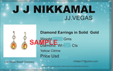 14Kt Solid White Gold Diamond Ring