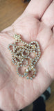 Elegant Necklace with 5 Carats of Diamonds in Solid 14Kt