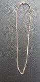 Elegant Necklace with 5 Carats of Diamonds in Solid 14Kt